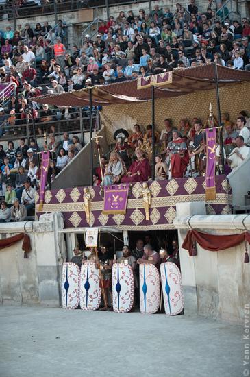 Aeneatores aux grands jeux romains à Nîmes les 17 et 18 avril 2010