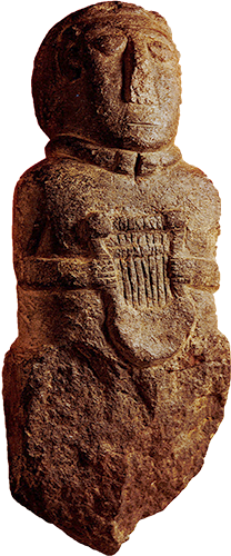 Statuette lyre paule 22340